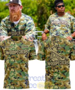 Fayetteville Woodpeckers x Military Appreciation Camo Tee Hoodie