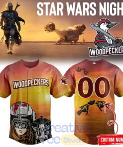 Fayetteville Woodpeckers x Star Wars Night 2026 Custom Baseball Jersey