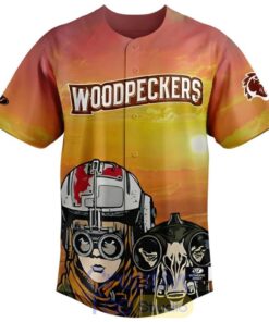 Fayetteville Woodpeckers x Star Wars Night 2026 Custom Baseball Jersey