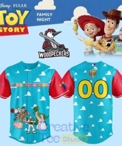Fayetteville Woodpeckers x Toy Story Night 2026 Custom Jersey