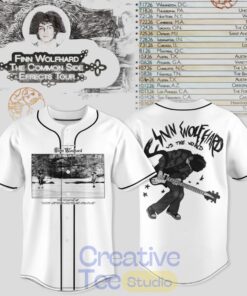Finn Wolfhard The Common Side Effects Tour Baseball Jersey Finn Wolfhard The Common Side Effects Tour Baseball Jersey