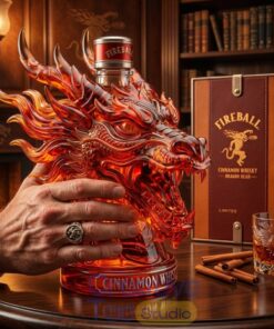 Fireball Dragon Head Cinnamon Limited Edition Whiskey Bottle
