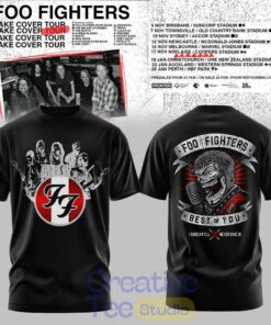 Foo Fighters Take Cover Tour 2026 T-Shirt