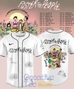 Foster The People THE GOOD MOURNING SUNSHINE TOUR 2026 Baseball Jersey