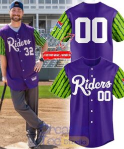 Frisco RoughRiders Melonheads Night 2026 Custom Baseball Jersey