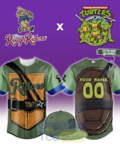Frisco RoughRiders x Teenage Mutant Ninja Turtles Night 2026 Custom Baseball Jersey