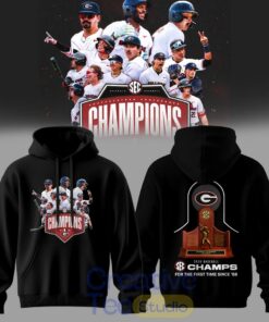 Georgia Bulldogs SEC 2026 Baseball Champions Hoodie Georgia Bulldogs SEC 2026 Baseball Champions Hoodie