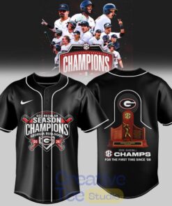 Georgia Bulldogs SEC 2026 Baseball Champions Special Baseball Jersey