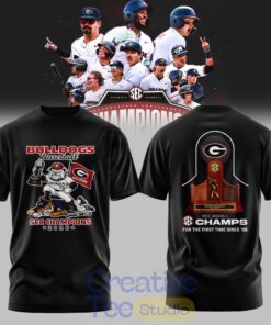 Georgia Bulldogs SEC 2026 Baseball Champions T-Shirt