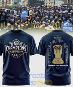 Georgia Tech Yellow Jackets 2026 ACC Tournament & Regular Season Champions T-Shirt