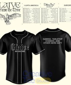 Glaive “God Save The Teen” 2026 Tour Baseball Jersey