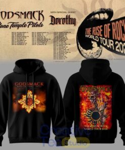 Godsmack The Rise of Rock World Tour 2026 Tee Hoodie Godsmack The Rise of Rock World Tour 2026 Tee Hoodie
