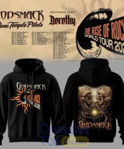 Godsmack The Rise of Rock World Tour 2026 Tee Hoodie