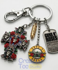 Guns N Roses 40th Anniversary Heritage Collector Keychain