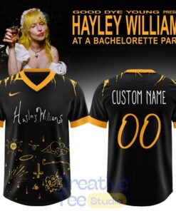 Hayley Williams Bachelorette Party Tour 2026 Custom Football Jersey
