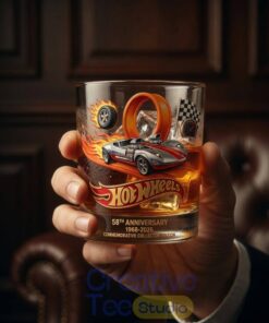 Hotwheels 58th Anniversary Special Whiskey Glass