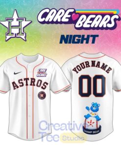 Houston Astros Care Bears Night Special Baseball Jersey