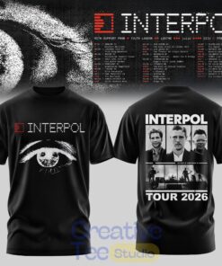 Interpol 2026 North American Tour Special Tee Hoodie