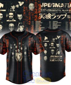 JPEGMAFIA Experimental Rap Tour 2026 Special Baseball Jersey