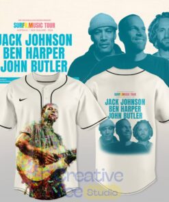 Jack Johnson SURFILMUSIC Tour 2026 Special Baseball Jersey