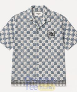Jake Paul Amiri Checkered Hawaiian Shirt