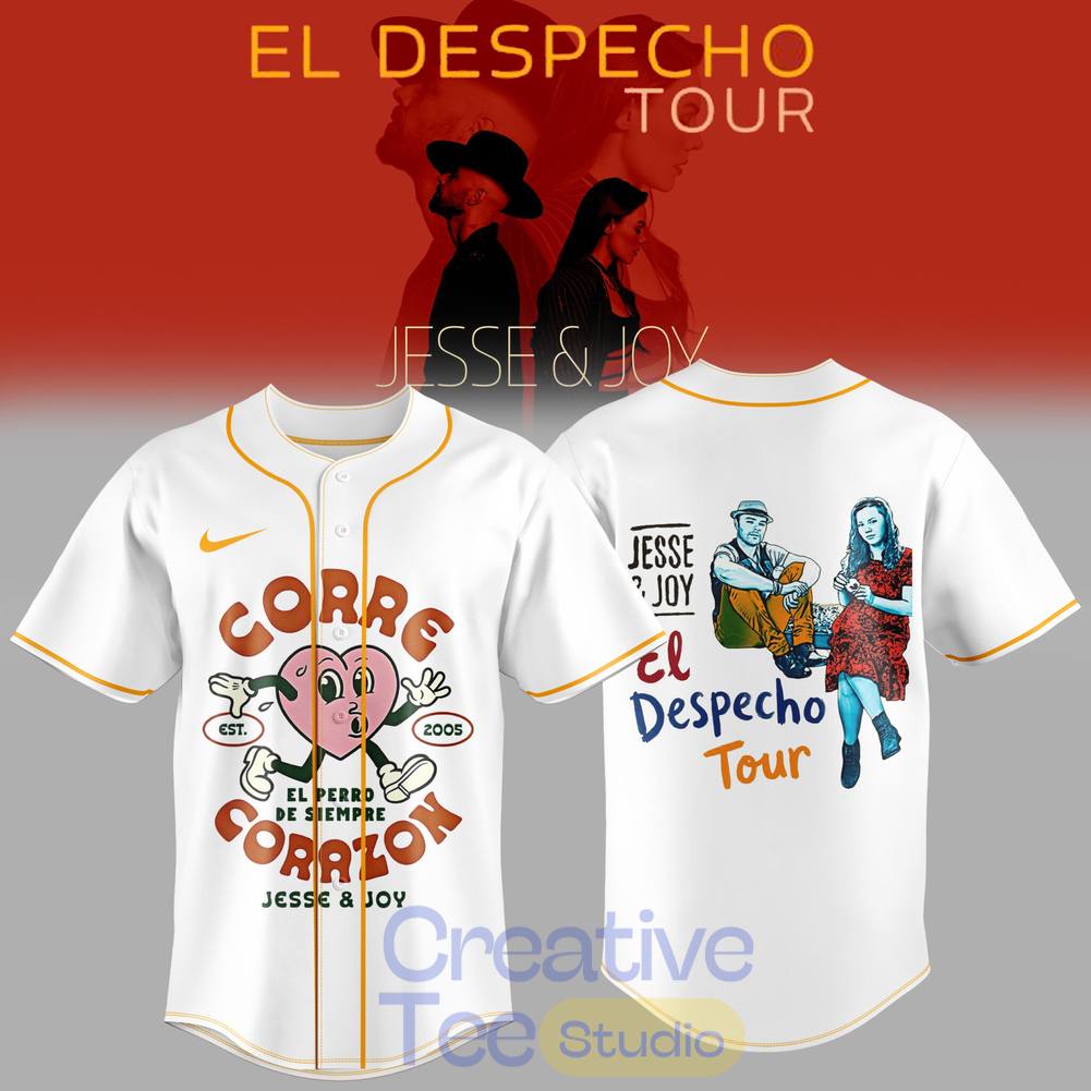 Jesse & Joy El Despecho Tour Baseball Jersey Jesse & Joy El Despecho Tour Baseball Jersey