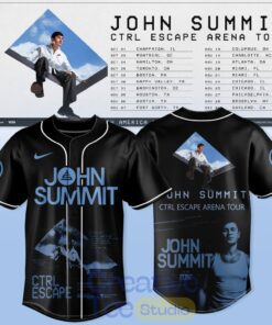 John Summit CTRL ESCAPE Arena Tour 2026 Baseball Jersey