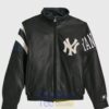 Jordan Clarkson NY Yankees Vintage Leather Jacket 1 8FijN.jpg