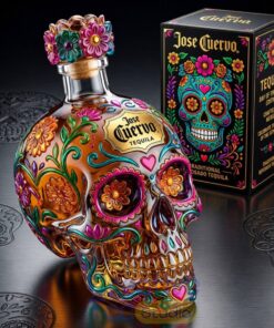 Jose Cuervo Day of The Dead Limited Edition Whiskey Bottle