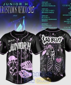 Junior H “Sad Boyz” 2027 Tour Estadios Mexico Special Baseball Jersey