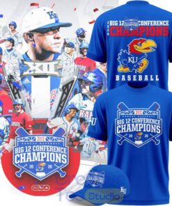 Kansas Jayhawks Baseball Big 12 Champions 2026 T-Shirt