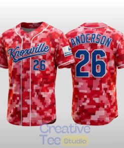 Knoxville Smokies 2026 Camo Baseball Jersey