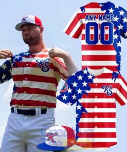 Knoxville Smokies 2026 Independence Day America Flag Custom Jersey