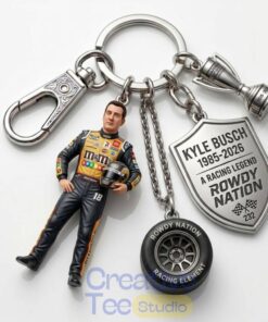 Kyle Busch Memorial Collector’s Keychain
