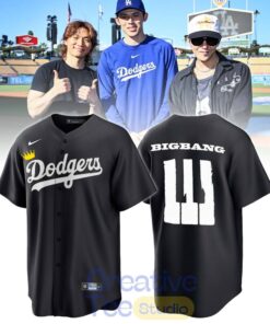 LA Dodgers x Bigbang 2026 Tour Special Baseball Jersey