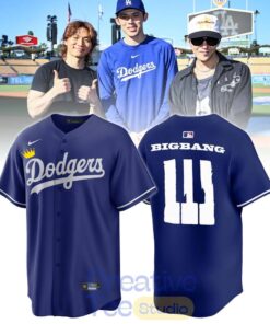 LA Dodgers x Bigbang 2026 Tour Special Baseball Jersey
