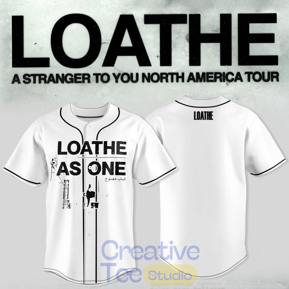 LOATHE A Stranger To You North America Tour 2026 Special Baseball Jersey LOATHE A Stranger To You North America Tour 2026 Special Baseball Jersey
