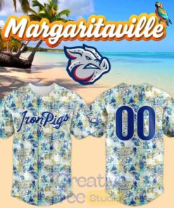 Lehigh Valley IronPigs Margaritaville Night Custom Baseball Jersey