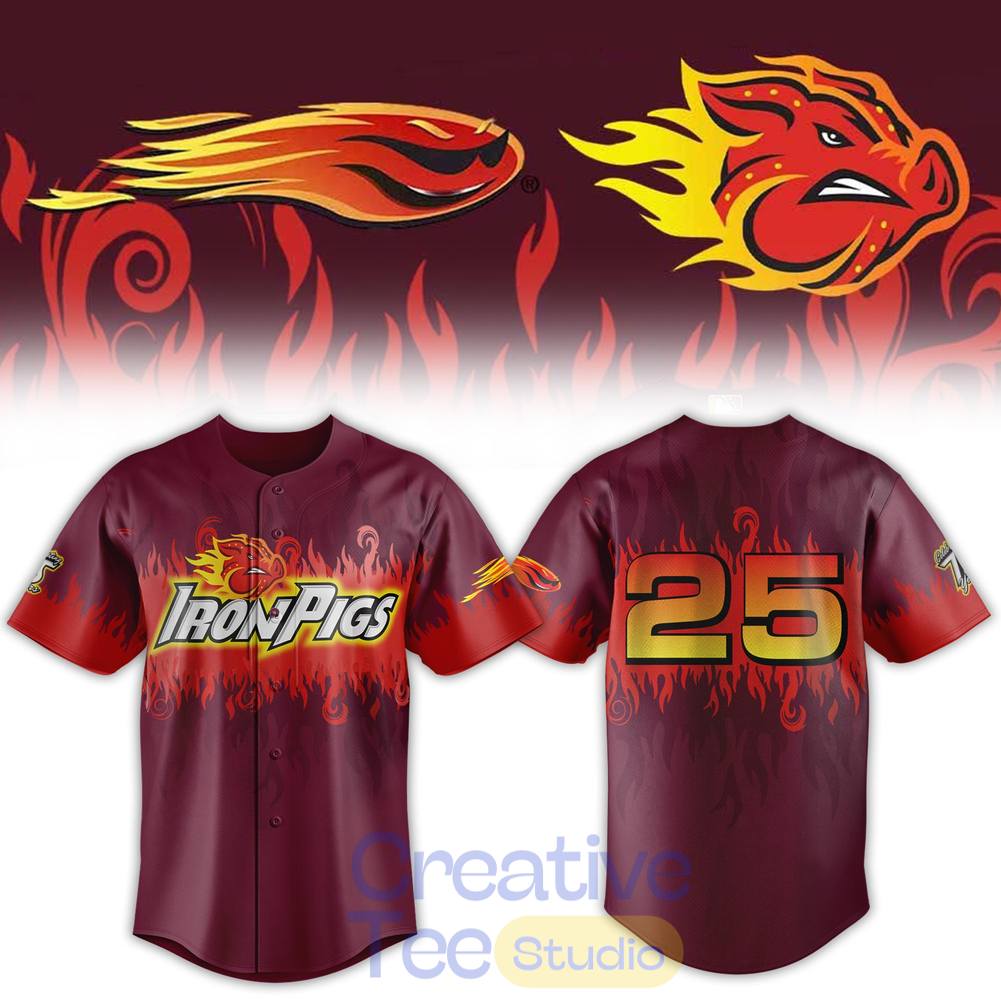 Lehigh Valley IronPigs x Hot Tamales Baseball Jersey Lehigh Valley IronPigs x Hot Tamales Baseball Jersey