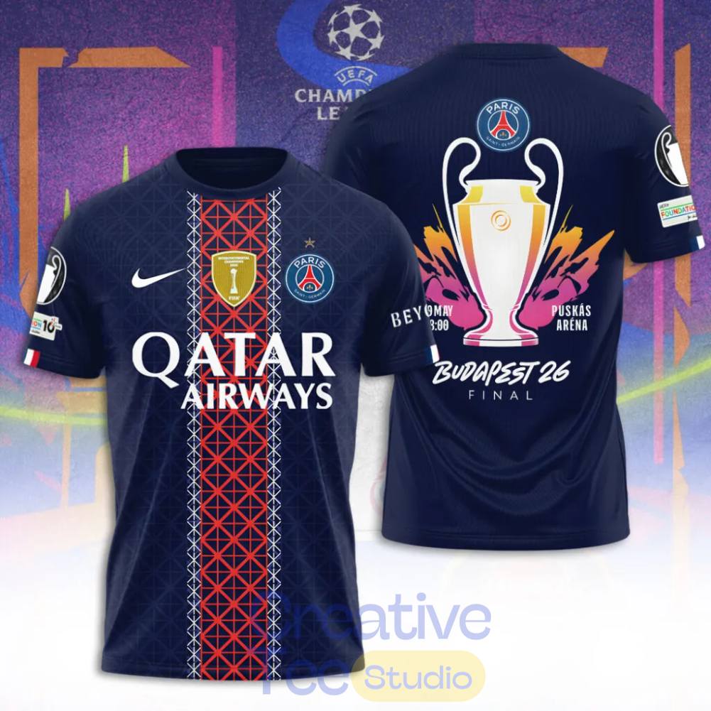 Limited Edition PSG Champions League Final 2026 Shirt Limited Edition PSG Champions League Final 2026 Shirt