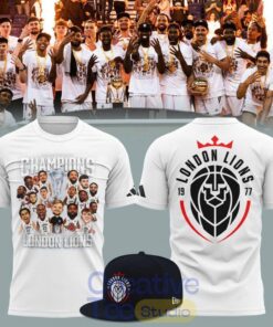 London Lions 2025-2026 SLB Playoff Champions Tee