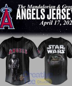 Los Angeles Angels x Star Wars The Mandalorian & Grogu 2026 Special Baseball Jersey