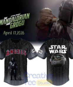Los Angeles Angels x Star Wars The Mandalorian & Grogu 2026 Special Baseball Jersey