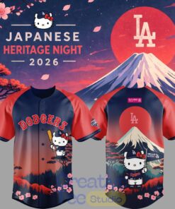 Los Angeles Dodgers x Hello Kitty Japanese Heritage Night 2026 Special Baseball Jersey