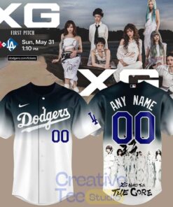 Los Angeles Dodgers x XG The Core Custom Jersey Los Angeles Dodgers x XG The Core Custom Jersey