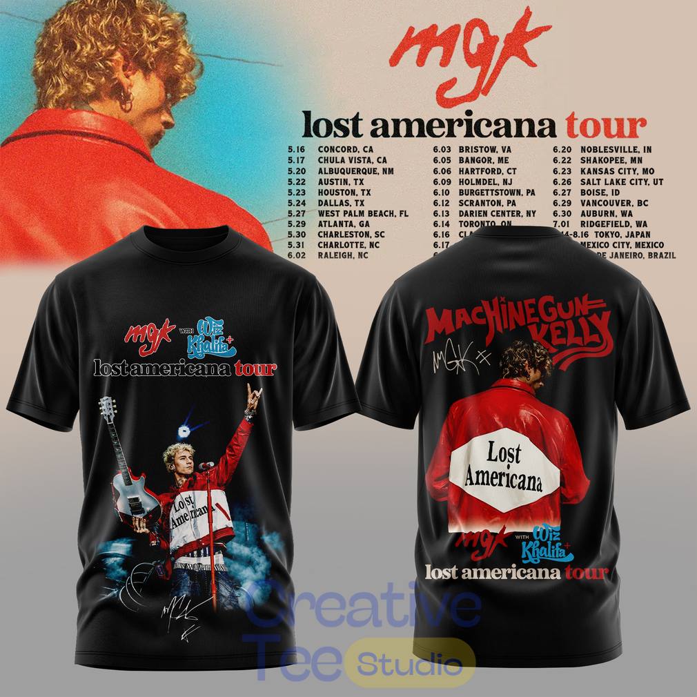 MGK Lost Americana Tour 2026 Shirt MGK Lost Americana Tour 2026 Shirt