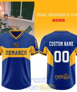 Mac Demarco 2026 World Tour Custom Football Jersey