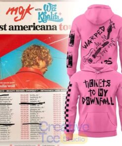 Machine Gun Kelly Lost Americana Tour 2026 Pink Hoodie