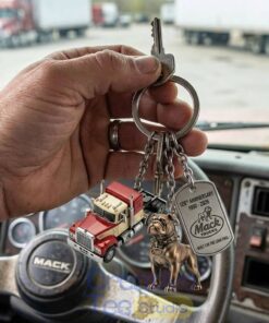 Mack Trucks 126th Anniversary Commemorative Keychain