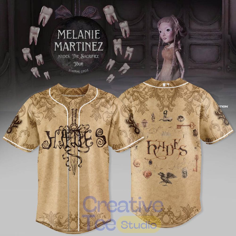 Melanie Martinez HADES THE SACRIFICE TOUR 2026 Special Baseball Jersey Melanie Martinez HADES THE SACRIFICE TOUR 2026 Special Baseball Jersey